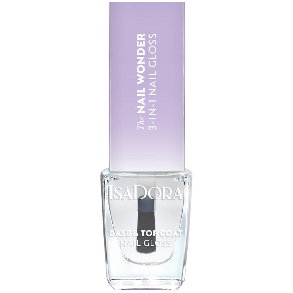 Bilde av Isadora Nail Wonder 3-in-1 Nail Polish Clear - 6 Ml