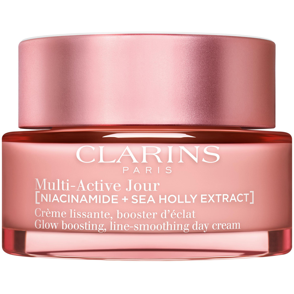 Bilde av Clarins Multi-active Jour Glow Boosting, Line-smoothing Day Cream For All Skin Types - 50 Ml