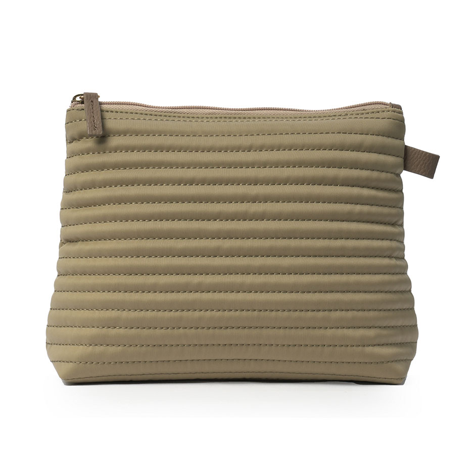 Bilde av Ceannis Cosmetic M Taupe Soft Quilted Stripes Taupe