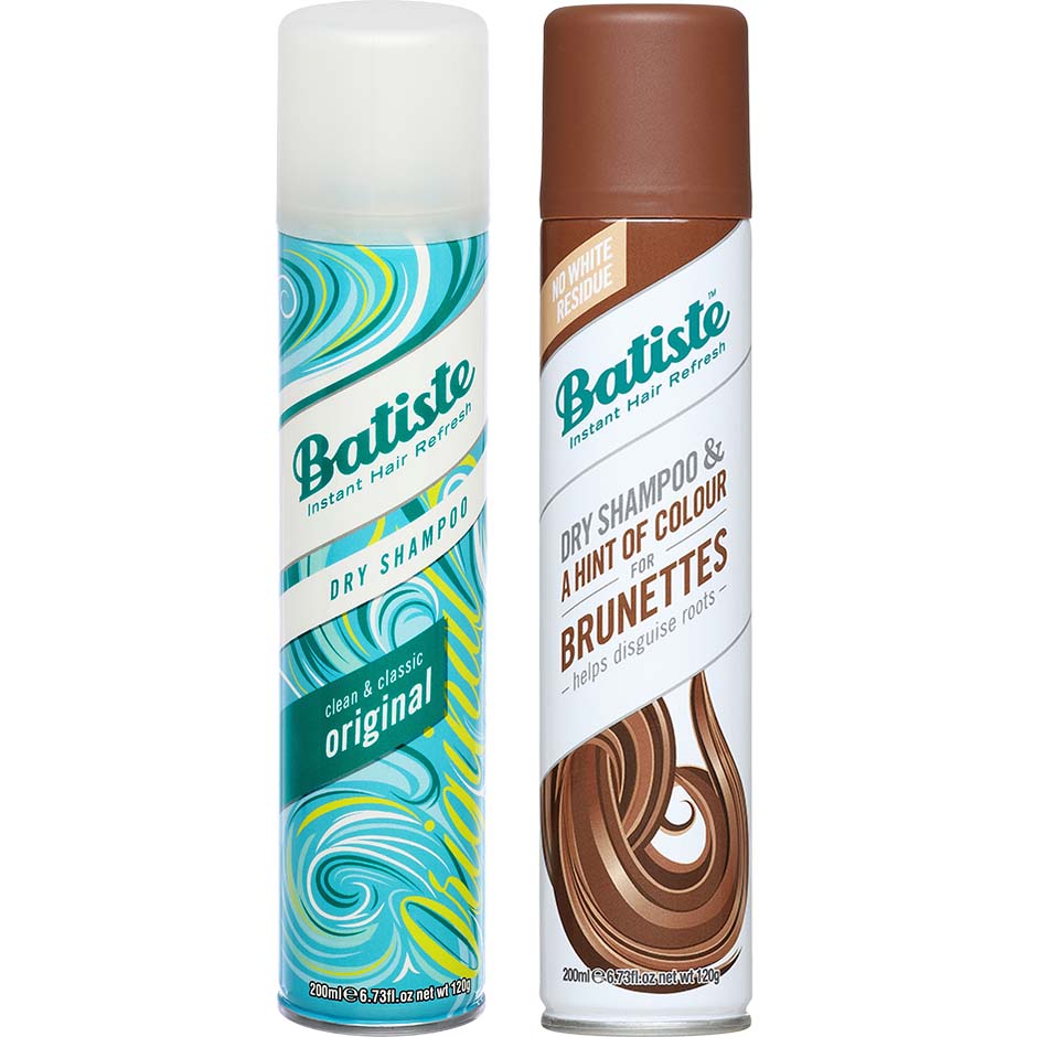 Bilde av Batiste Dry Shampoo Duo Original 200 Ml + Medium/brunette 200 Ml