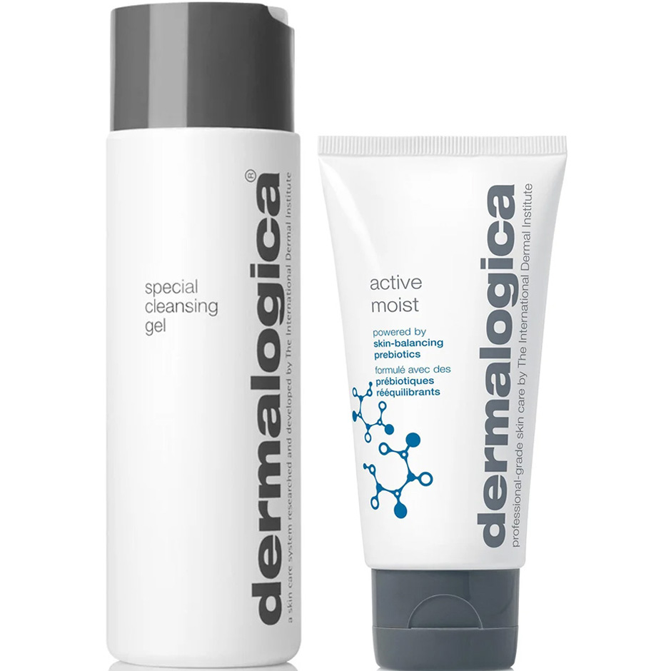 Bilde av Dermalogica Special Cleansing Gel & Active Moist 250 Ml + 100 Ml