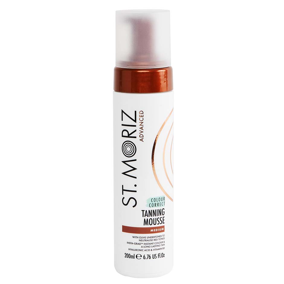 St Moriz Colour Correcting Tanning Mousse Medium - 200 ml