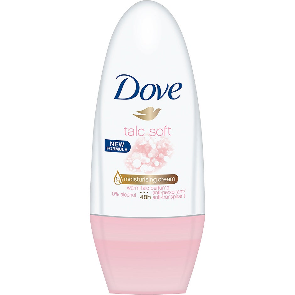 Dove Talc Soft Roll-On Deodorant - 50 ml