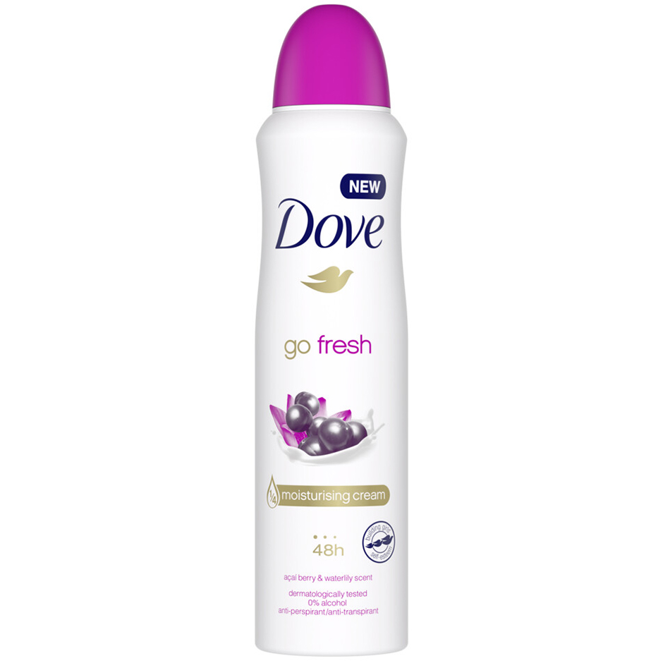 Bilde av Dove Go Fresh Spray Acai & Water Lily - 150 Ml
