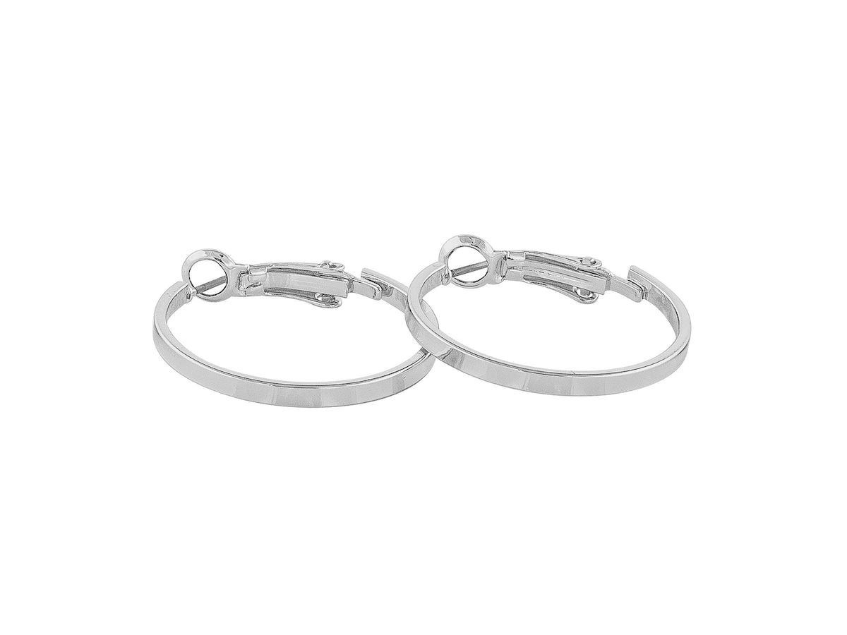 Moe Ring Ear Plain Silver