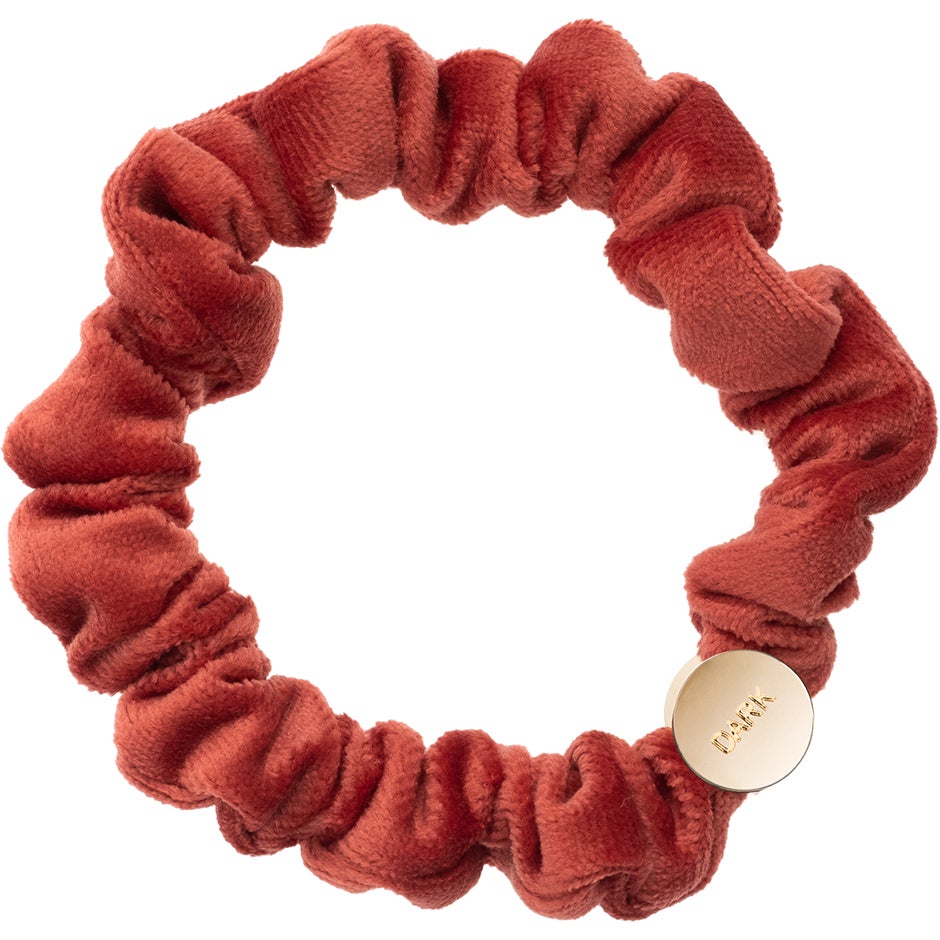 Bilde av Dark Velvet Mini Scrunchie Dark Terracotta