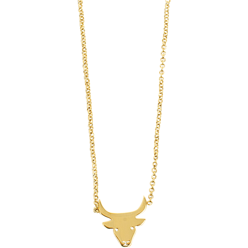 Bilde av A&c Oslo Zodiac Steel Gold Necklace Taurus