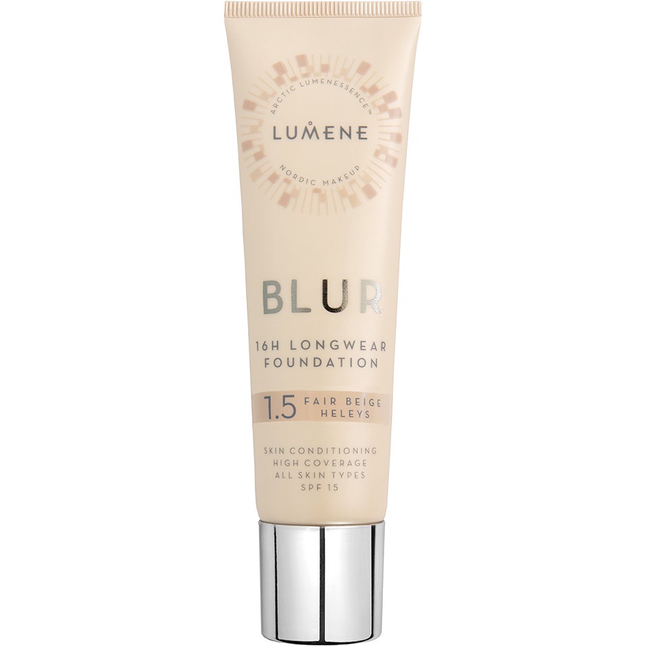 Bilde av Lumene Blur 16h Longwear Foundation Spf15 1.5 Fair Beige - 30 Ml