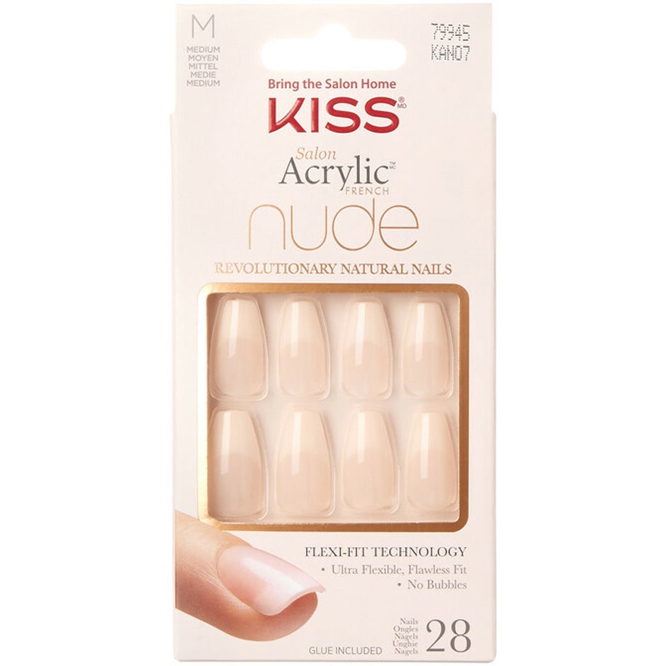 Kiss Salon Acrylic Nude Nails Leilani