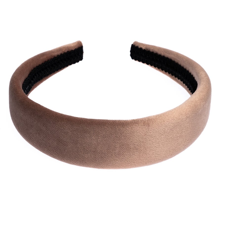 Bilde av Dark Velvet Hair Band Broad Nougat