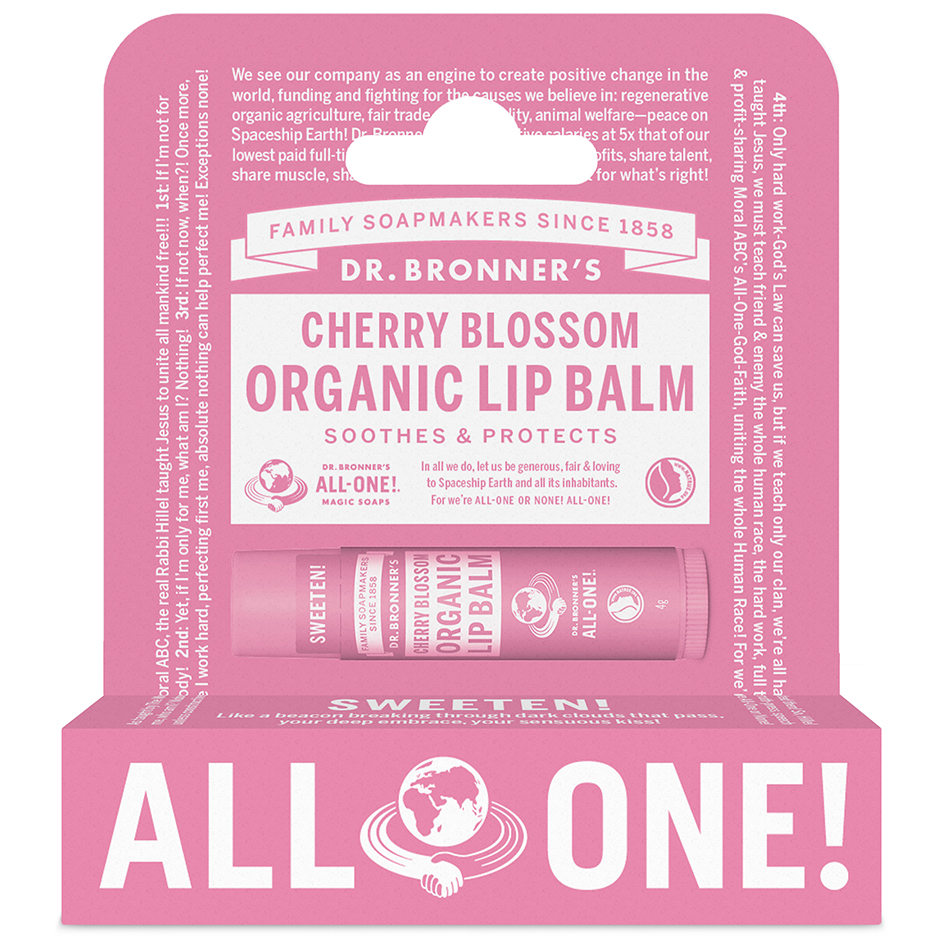 Bilde av Dr. Bronner's Cherry Blossom Organic Lip Balm Hang Pack