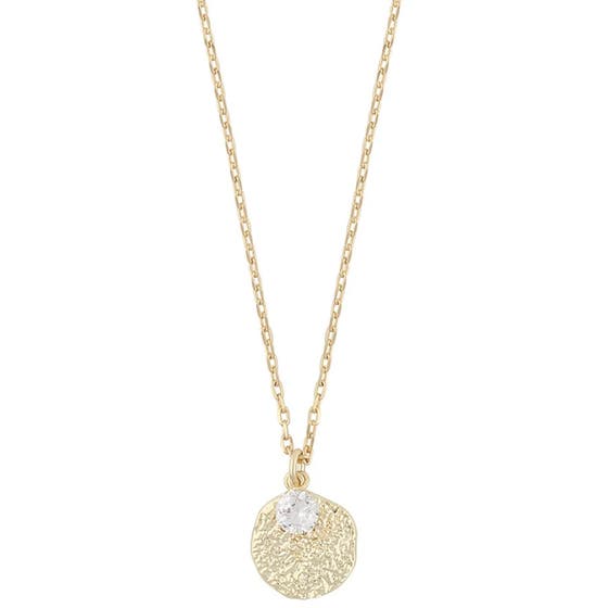 London pendant neck 45 gold/clear