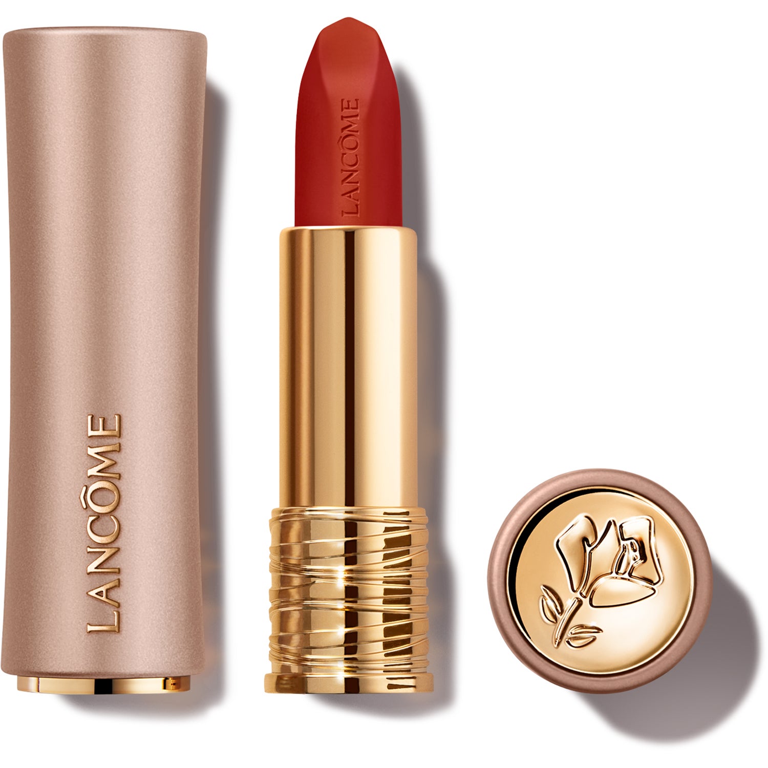 L'Absolu Rouge Intimatte Soft-Blurred Matte Lipstick 196 French Touch