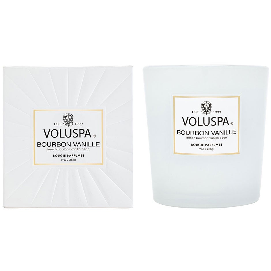 Bilde av Voluspa Boxed Candle Bourbon Vanille 60h - 255 G