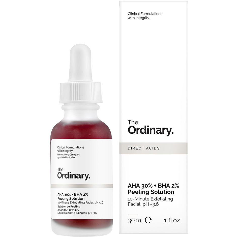 The Ordinary AHA 30% + BHA 2% Peeling Solution – Blodmask 30 ml