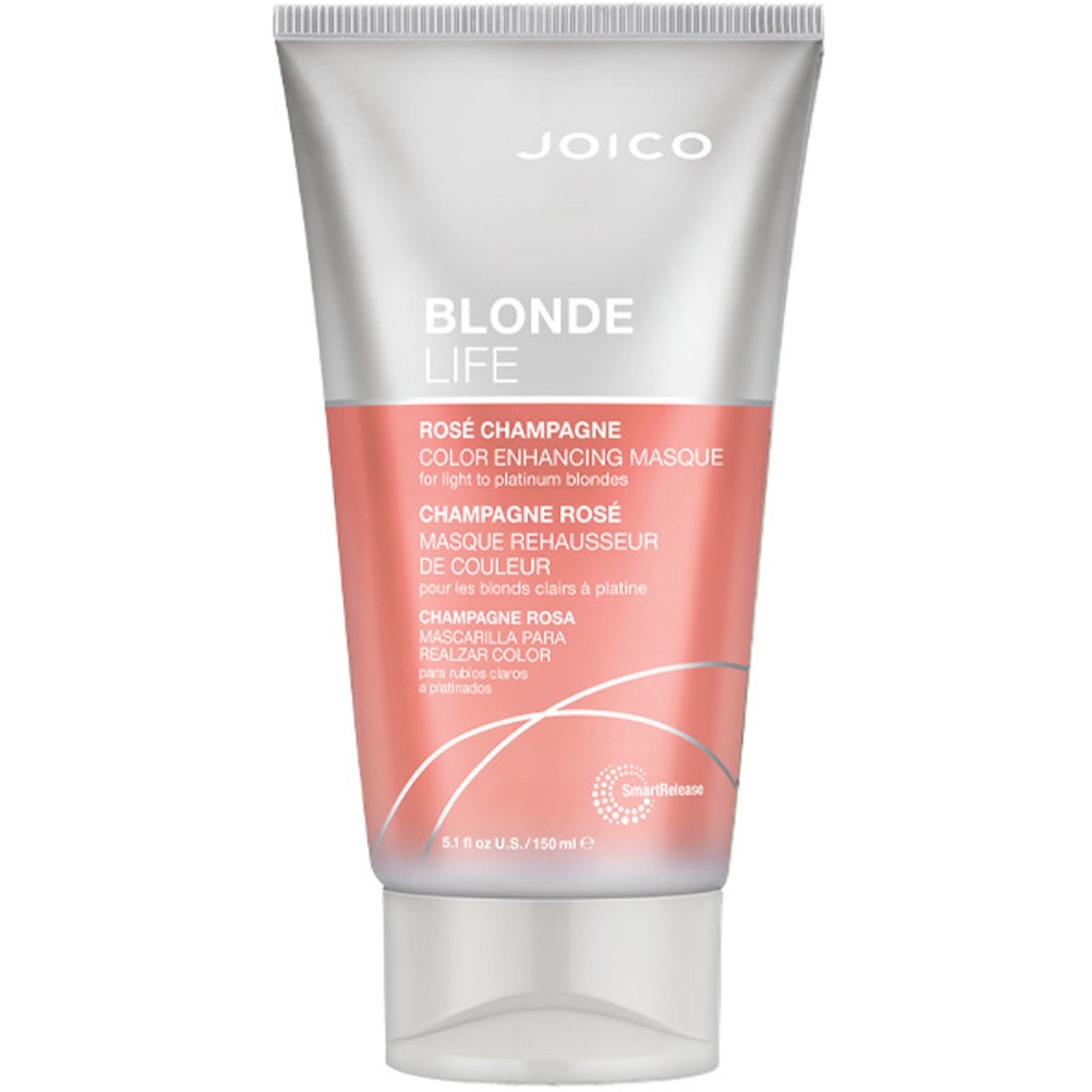 Joico Blonde Life Color Enhancing Masque Rose Champagne - 150 ml