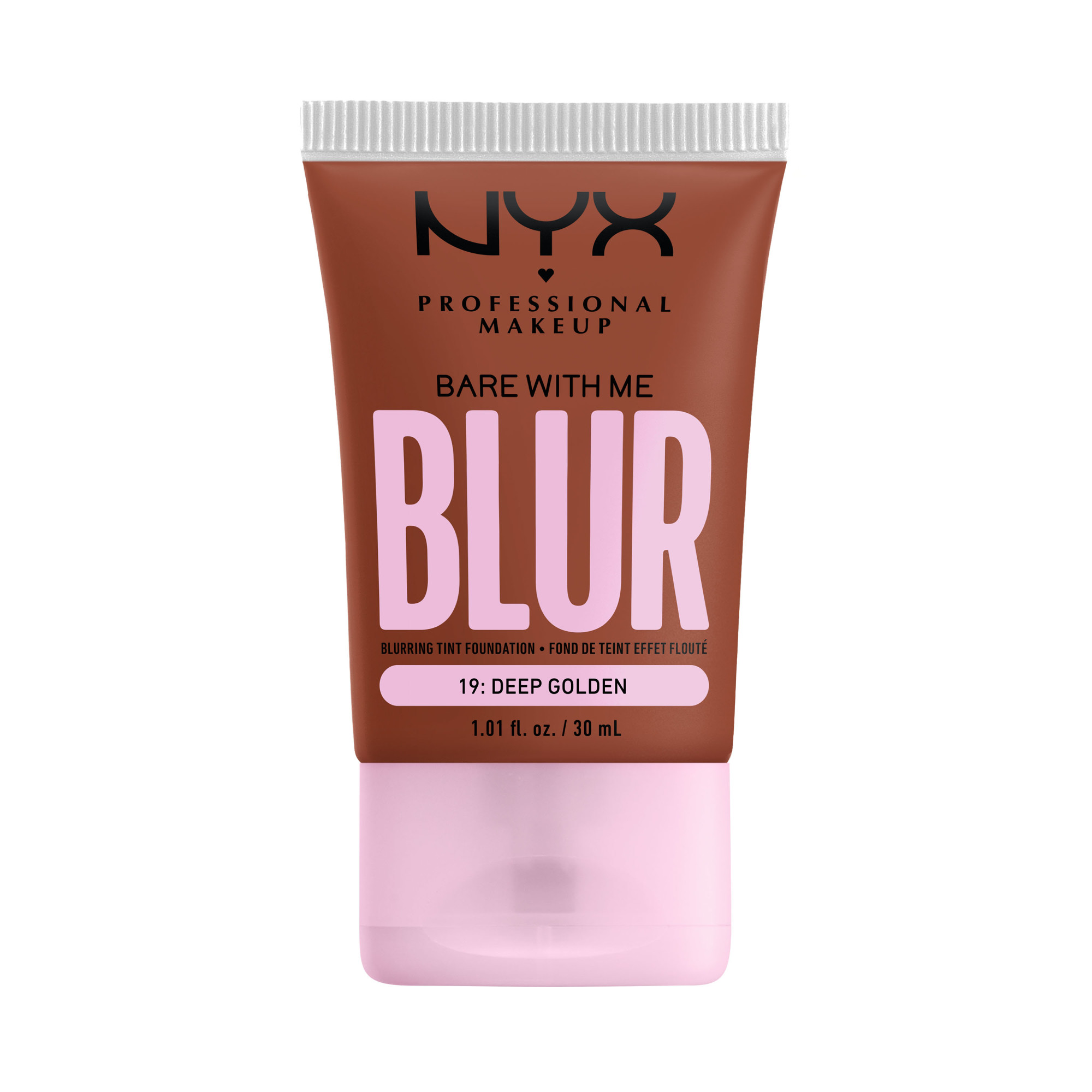 Bilde av Nyx Professional Makeup Bare With Me Blur Tint Foundation Deep Golden - Deep With A Cool Undertone 19 - 30 Ml