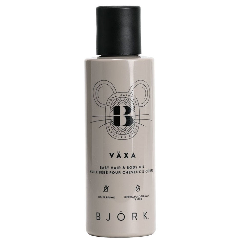 Bjork Vaxa Baby Nourishes & Smooths Oil For Hair & Body, 125 ml