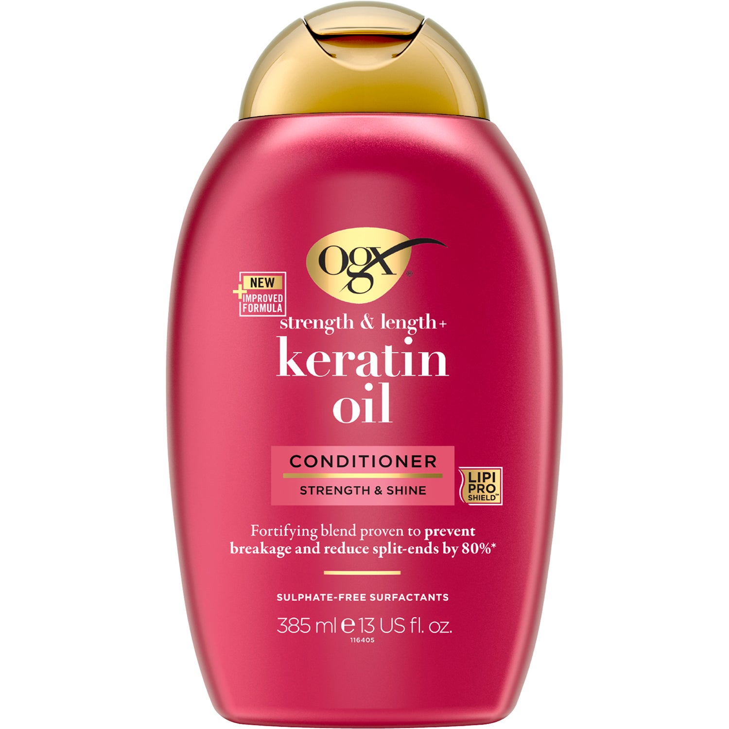 Organix Cosmetix Keratin Oil Conditioner balsam med keratinolje som forhindrer hårbrudd 385ml