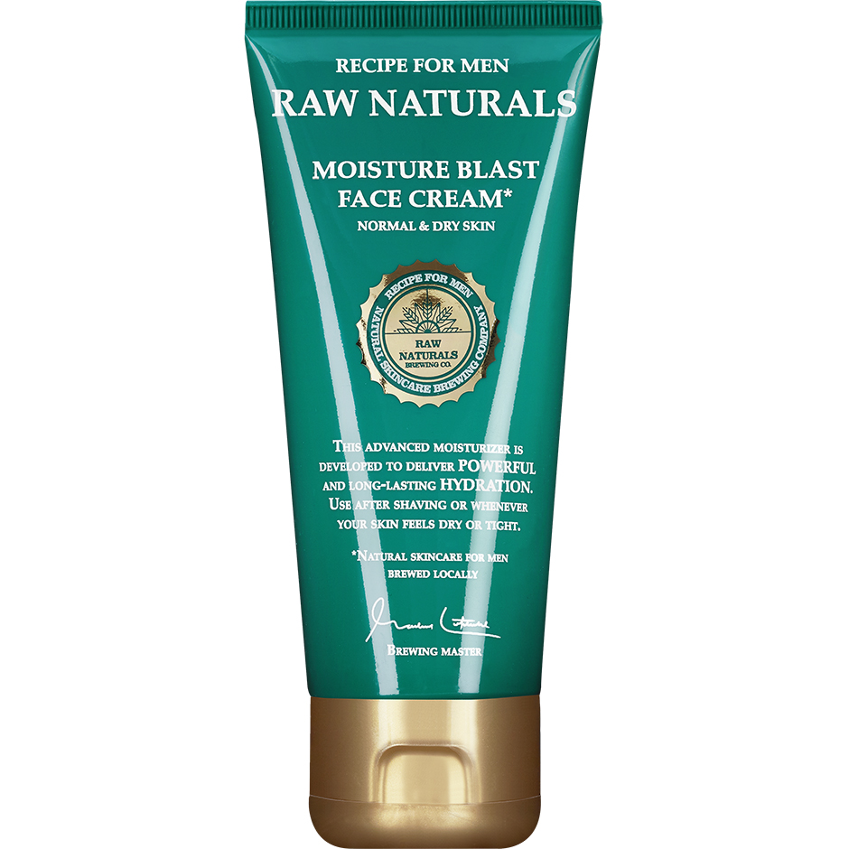 Bilde av Raw Naturals By Recipe For Men Moisture Blast Face Cream 100 Ml