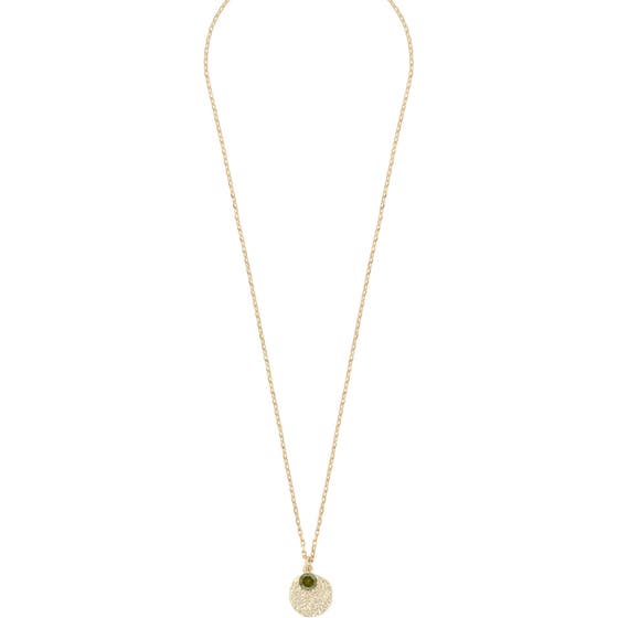 London pendant neck 45 gold/olive
