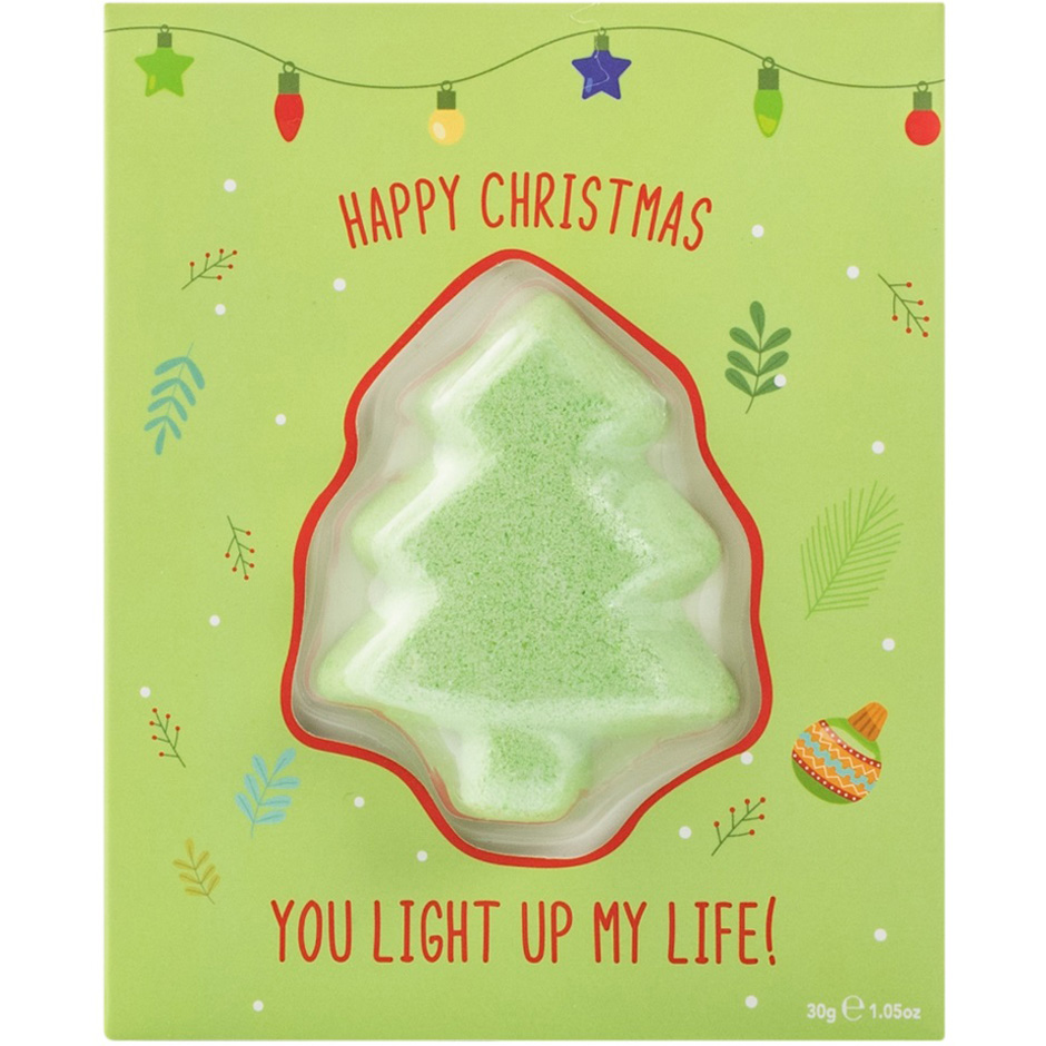 Bilde av Bubblet Christmas Tree Fizzer Card You Light Up My Life - 50 G
