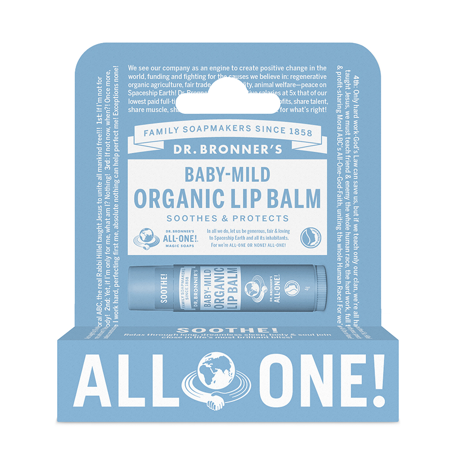 Bilde av Dr. Bronner's Baby-mild Organic Lip Balm Hang Pack 4 G