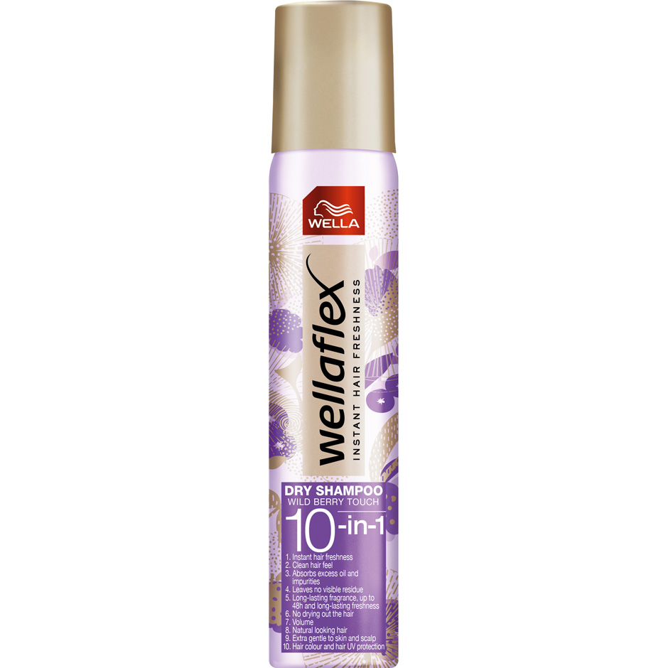 Wellaflex Dry Shampoo Berry Touch, 180 ml  Tørrsjampo