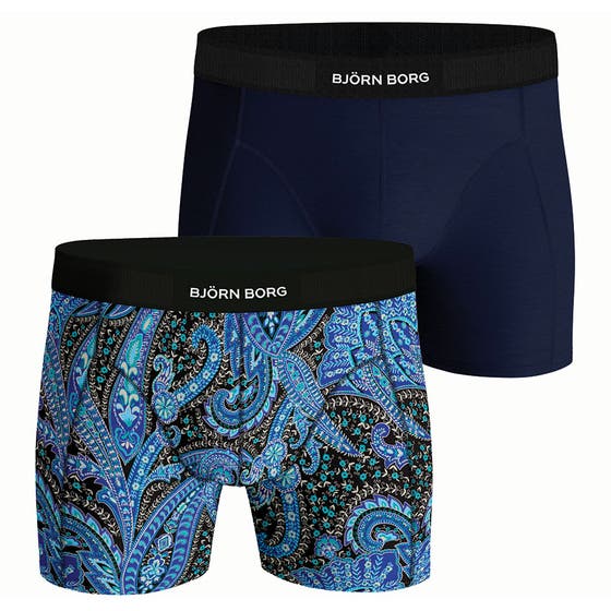 Xmas Premium Cotton Stretch Boxer 2p