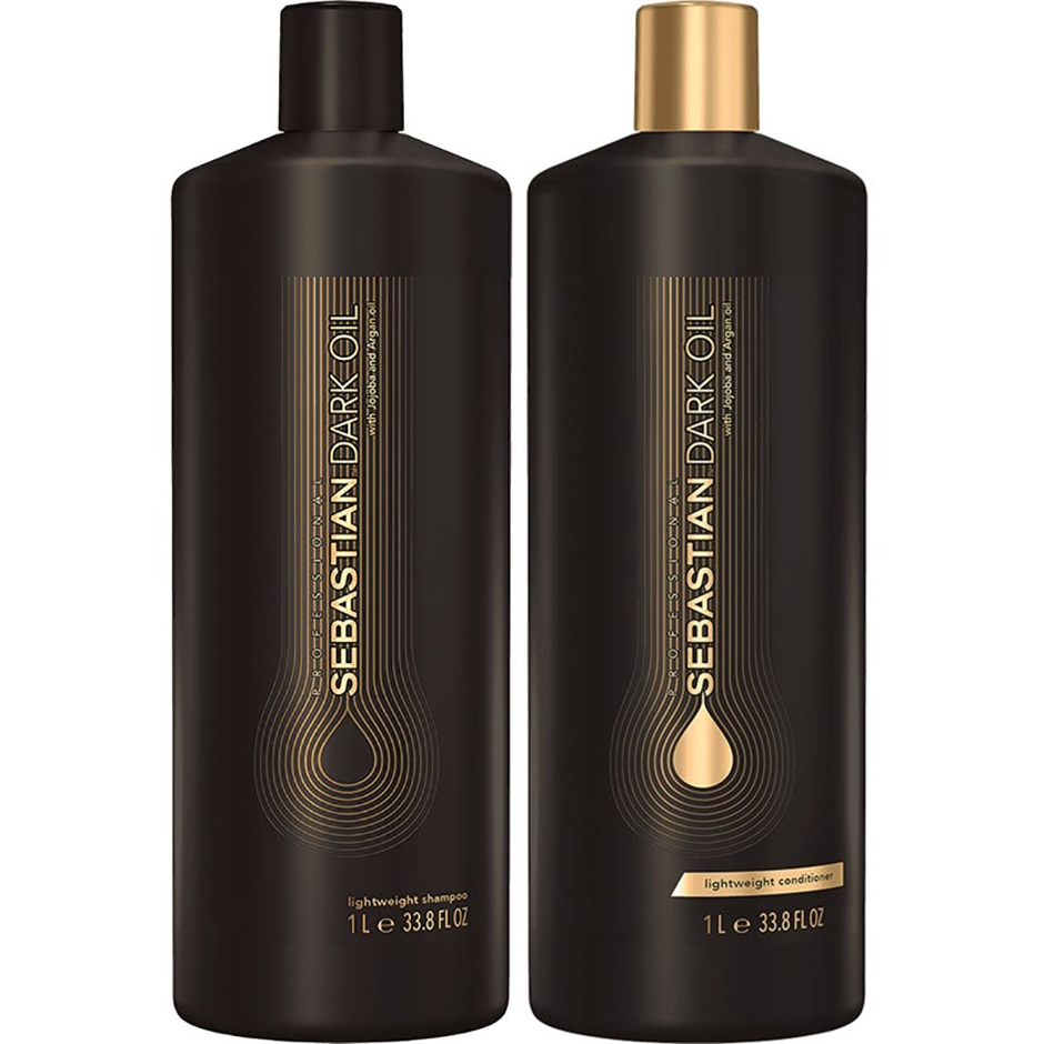 Bilde av Sebastian Professional Dark Oil Duo Shampoo 1000 Ml & Conditioner 1000 Ml