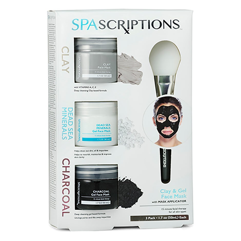 Bilde av Spascriptions Dead Sea, Charcoal & Clay Masks 150 Ml