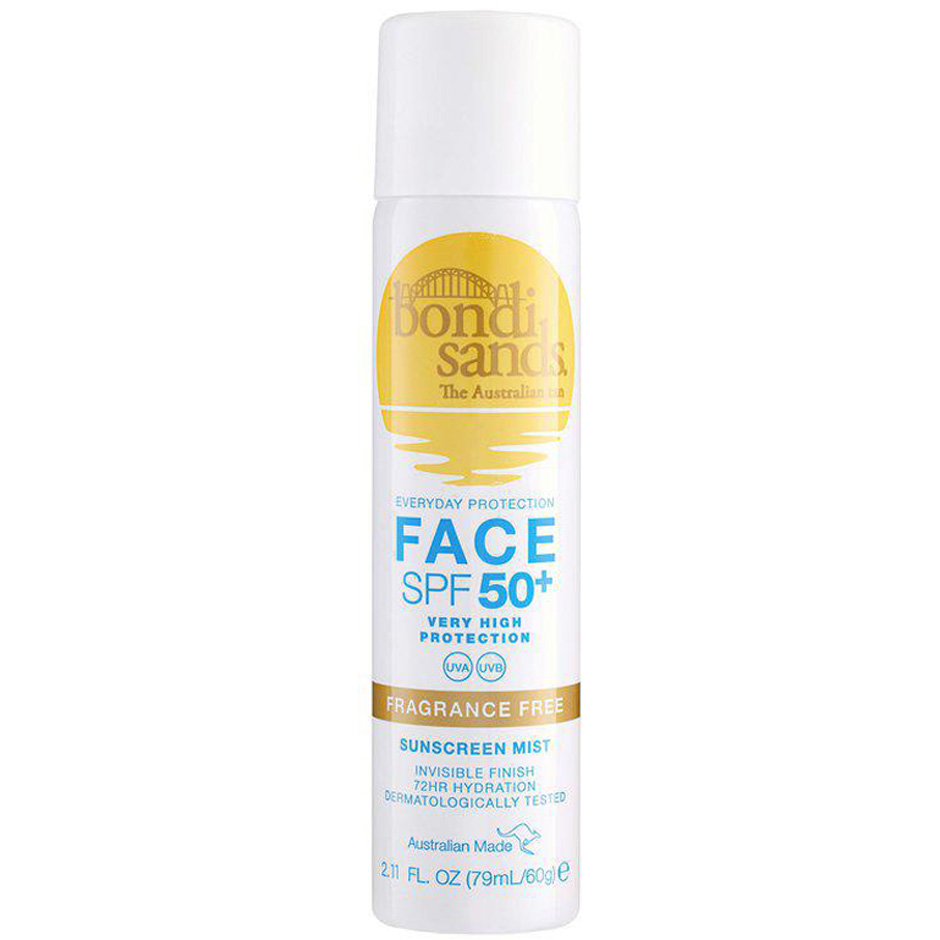 Bilde av Bondi Sands Spf50+ Fragrance Free Face Mist 79 Ml