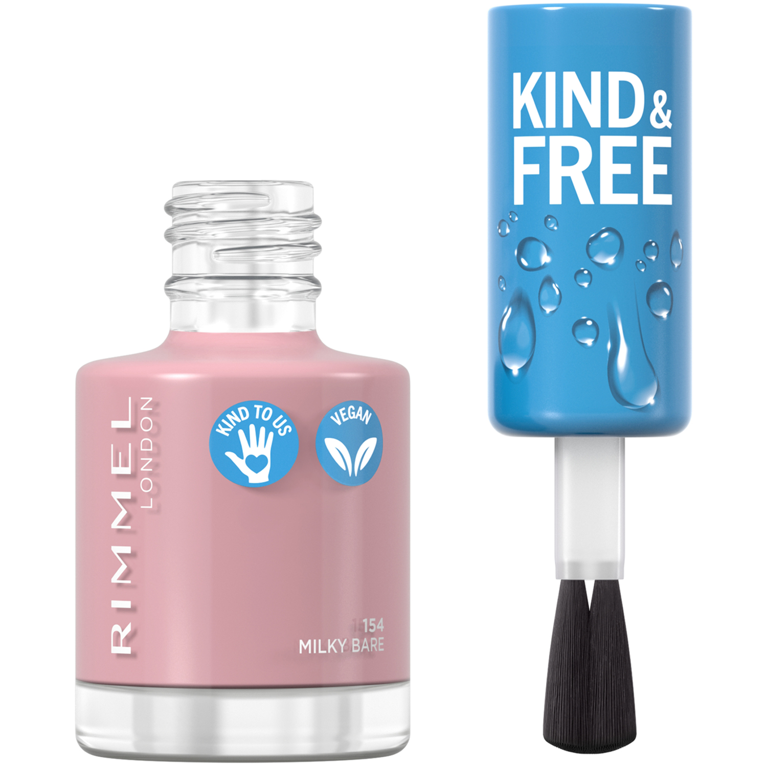 Bilde av Kind & Free Nail Polish Lacquer 154 Milky Bare 8ml
