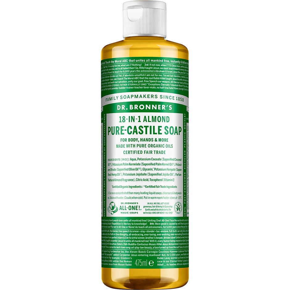 Bilde av Dr. Bronner's Magic Soaps Almond 475 Ml