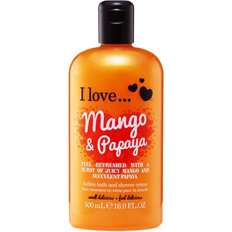 I Love... Bubble Bath & Shower Crème I Love… 500ml Mango & Papaya
