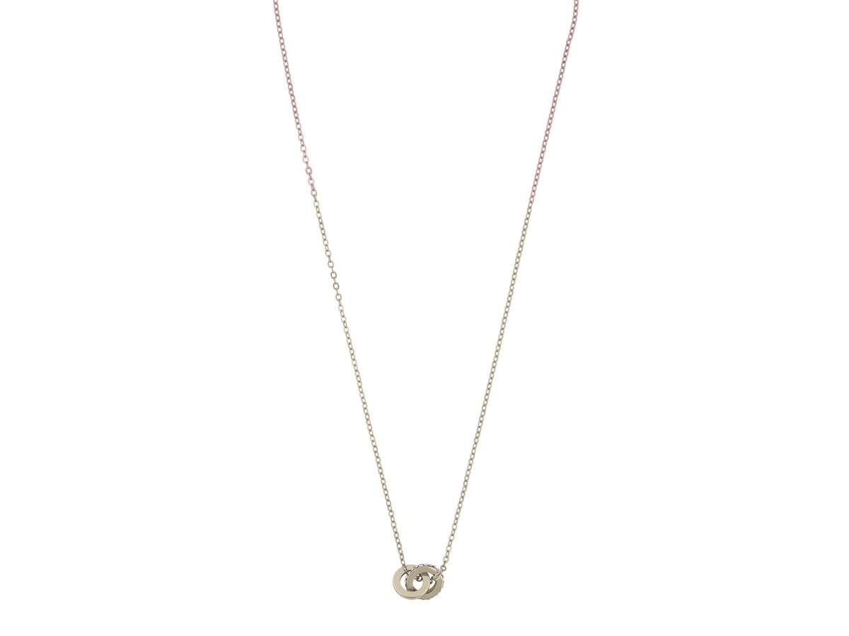 Connected Pendant Neck Gold/Clear