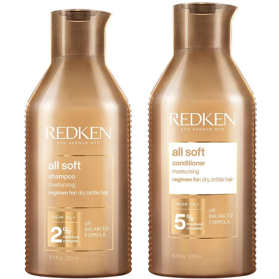 Bilde av Redken All Soft Duo Set Shampoo 300 Ml + Conditioner 500 Ml