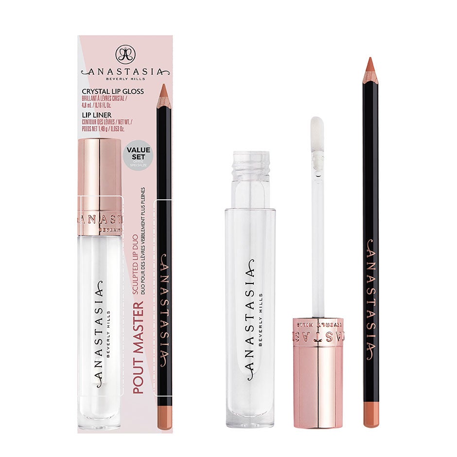 Bilde av Anastasia Beverly Hills Pout Master Lip Duo Warm Taupe Lip Liner: 1.49 G Crystal Lip Gloss: 4.8 Ml