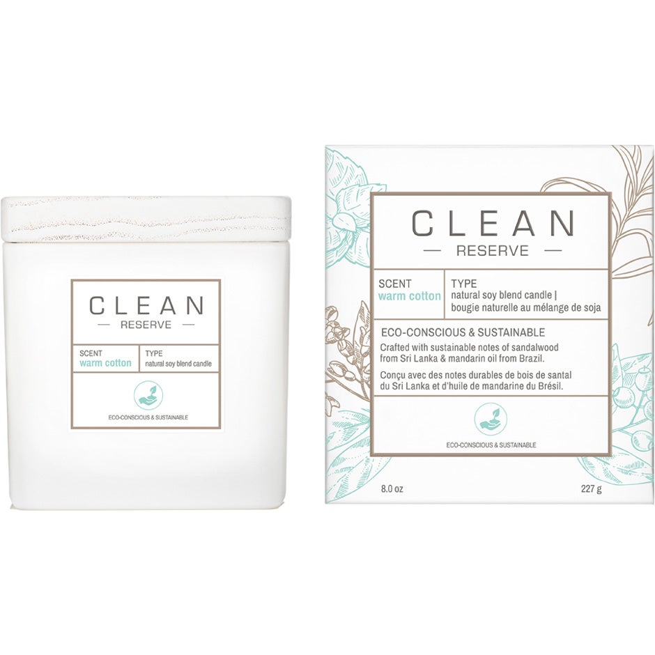 Bilde av Clean Space Warm Cotton Candle 227 Ml