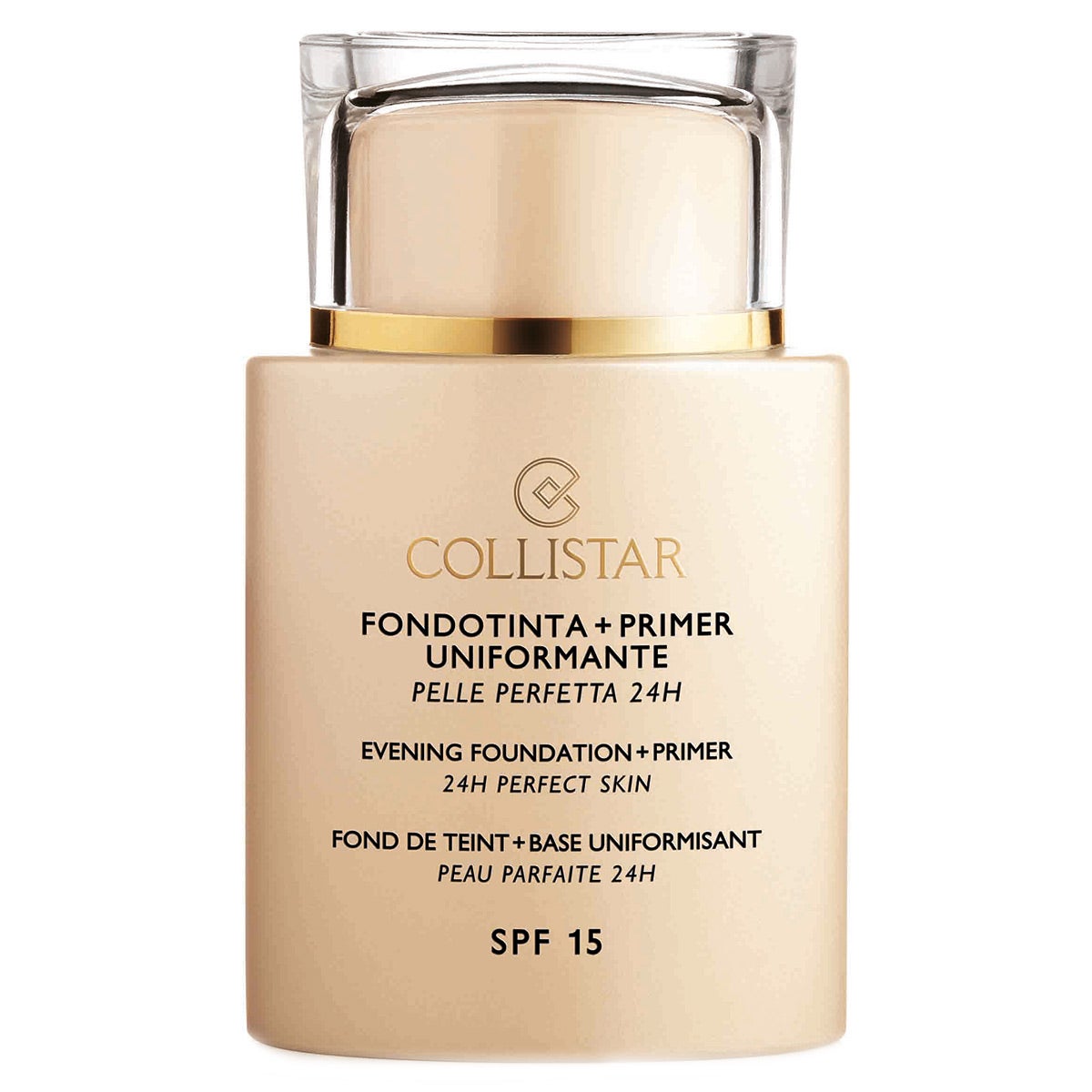 Collistar Evening Foundation + Primer SPF15 24h Perfect Skin Avorio - 35 ml