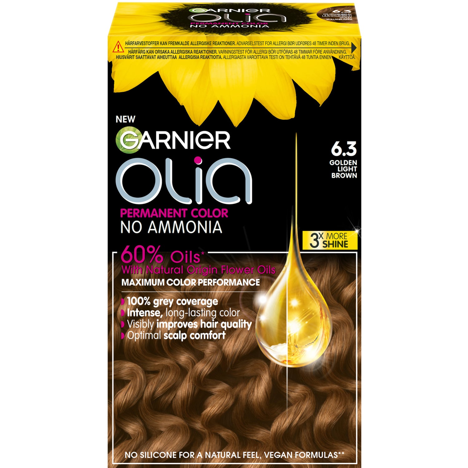 Garnier Olia Permanent Color 6.3 Golden Light Brown