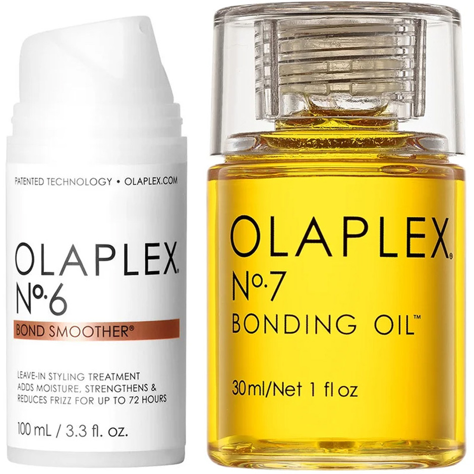 Bilde av Olaplex Bond Smoother & Oil No 7 Bonding Oil 30 Ml + No 6 Smoother 100 Ml