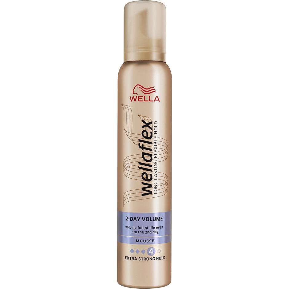 Bilde av Wella Styling Wellaflex Mousse 2day Volume Extra Strong 200 Ml