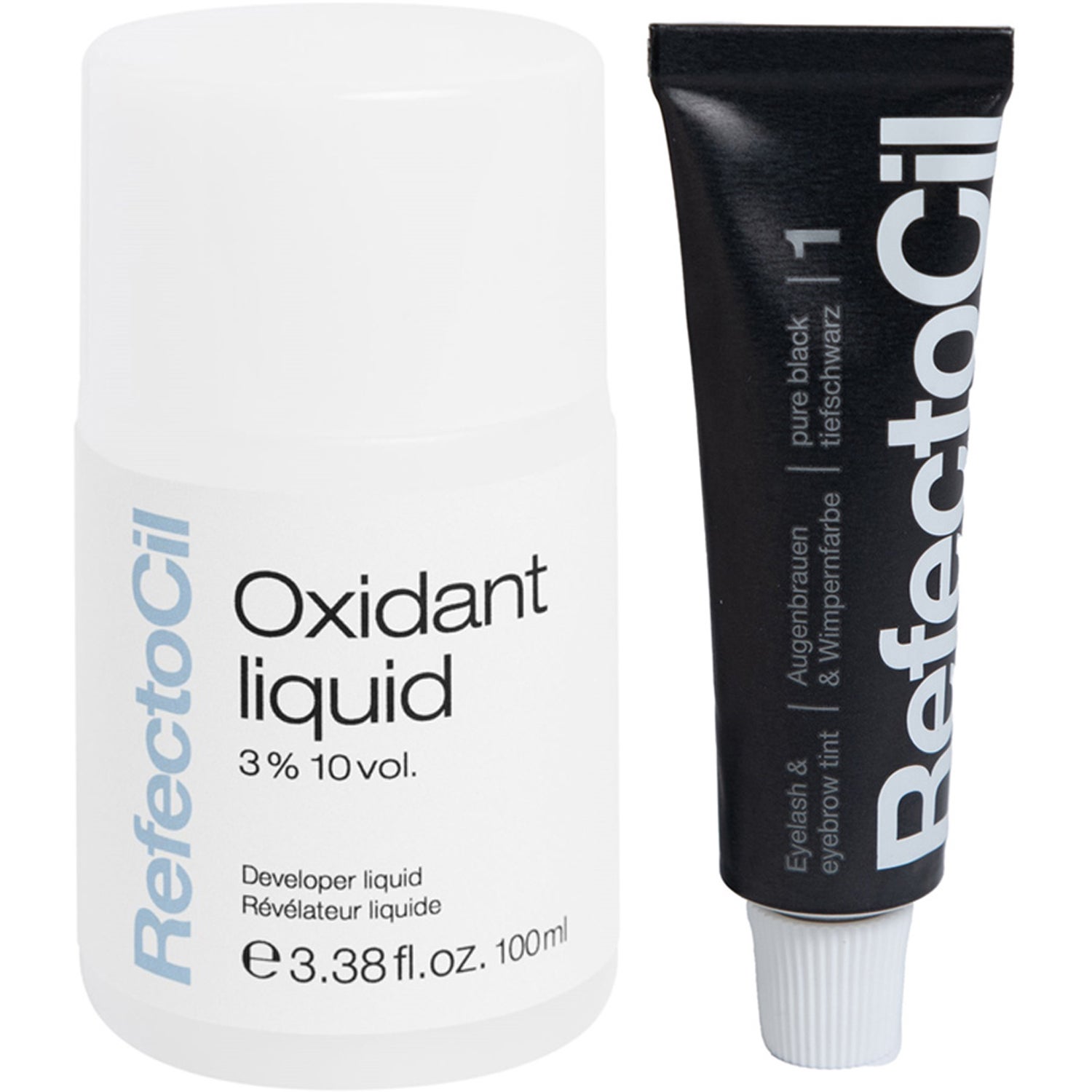 RefectoCil Eyebrow Color & Oxidant 3% Liquid Black