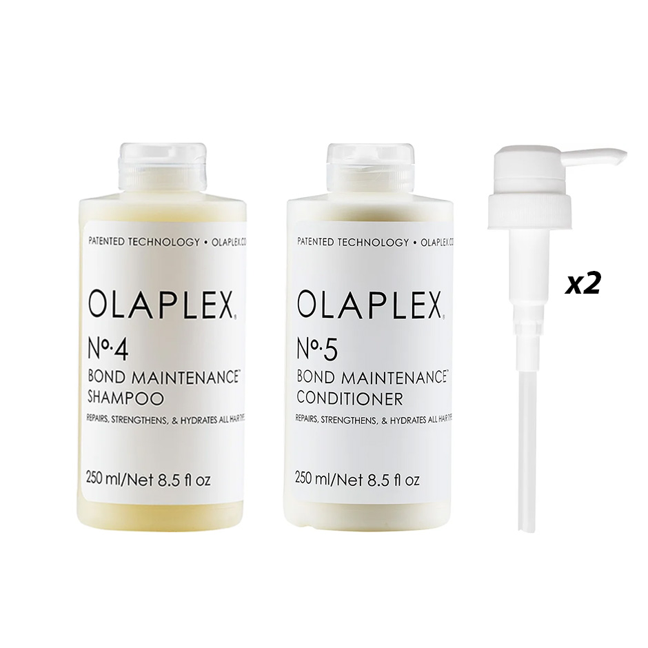 Bilde av Olaplex Bond Maintance Duo Shampoo + Conditioner 250 Ml + Pumps
