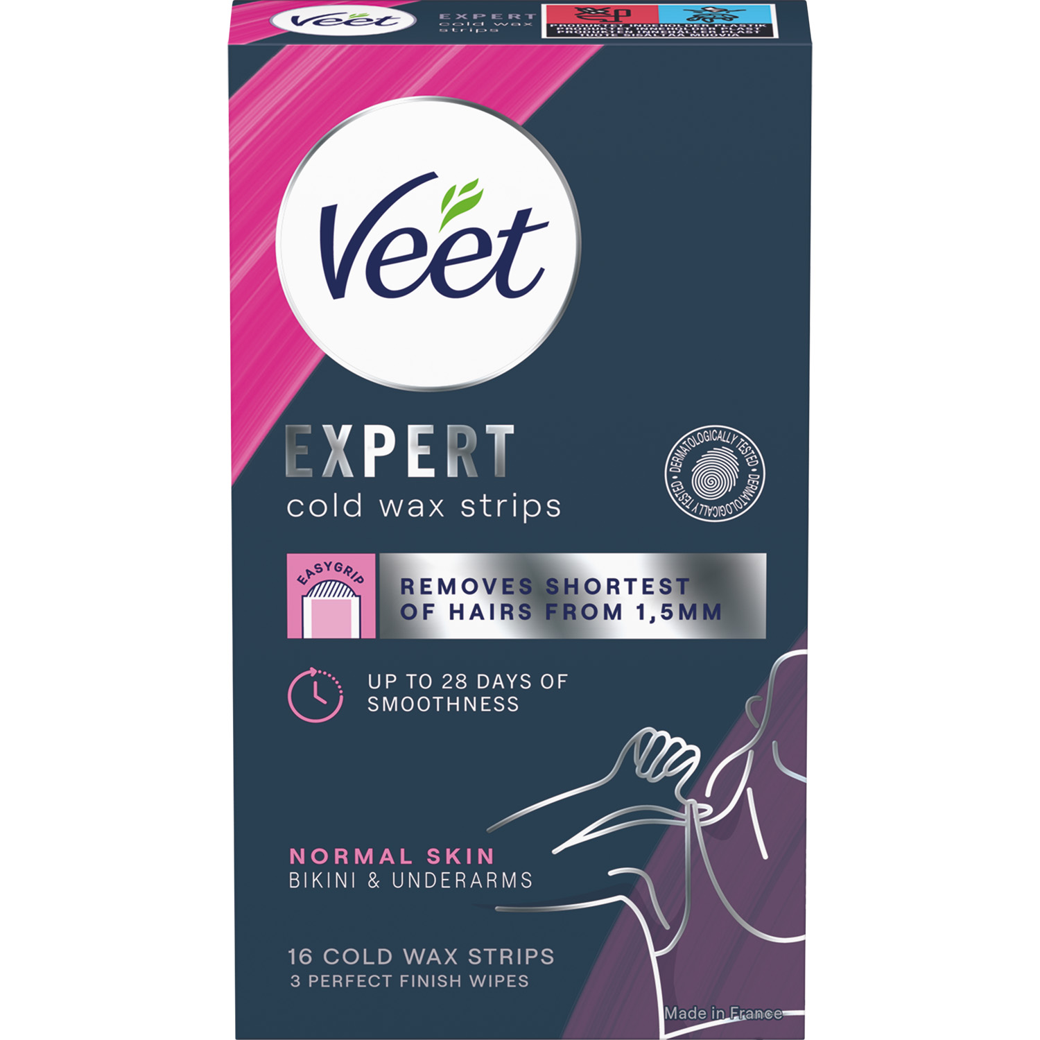 Veet Hårfjerning Bikini og Underarm Normal Hud