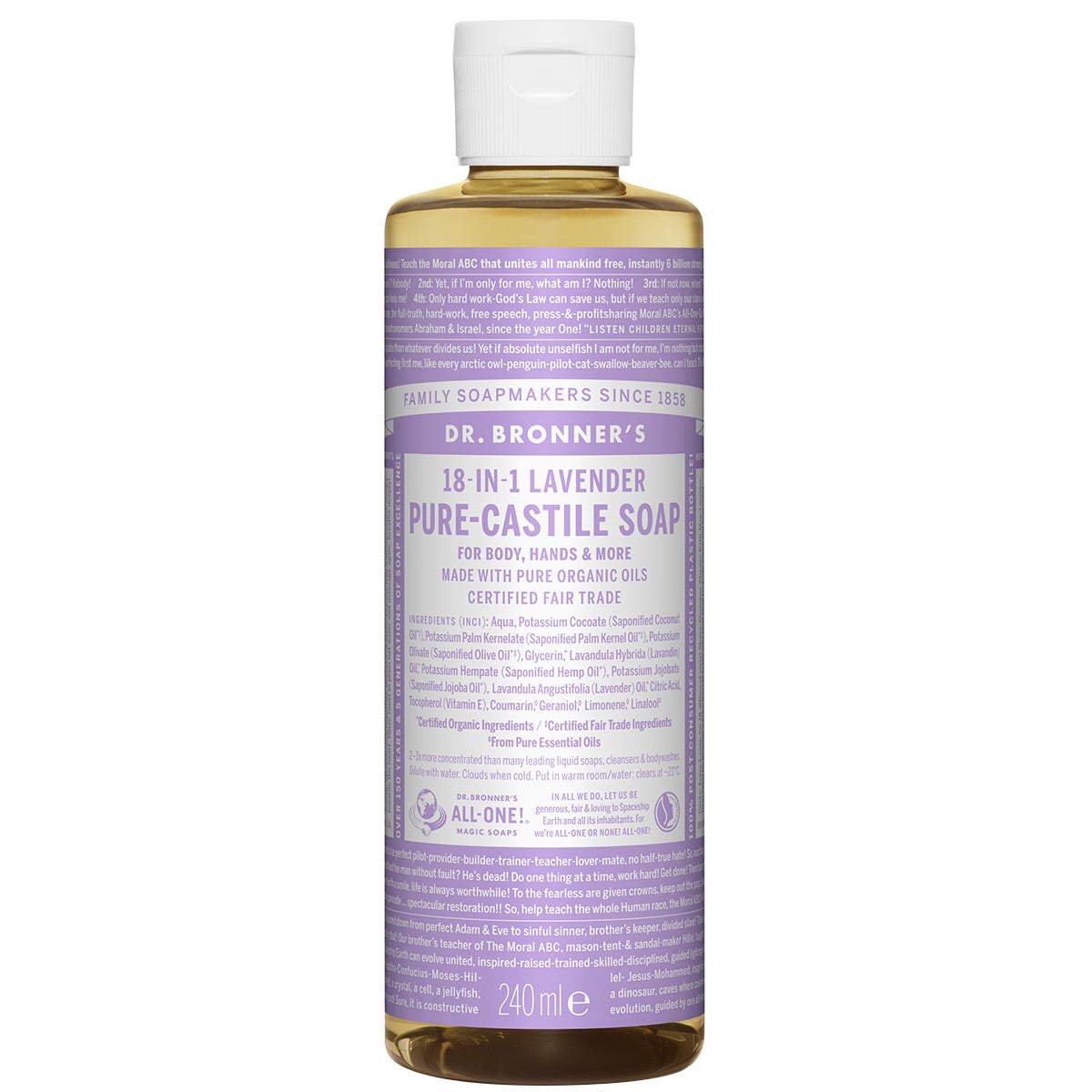 Bilde av Dr. Bronner's Magic Soaps Lavender 240 Ml