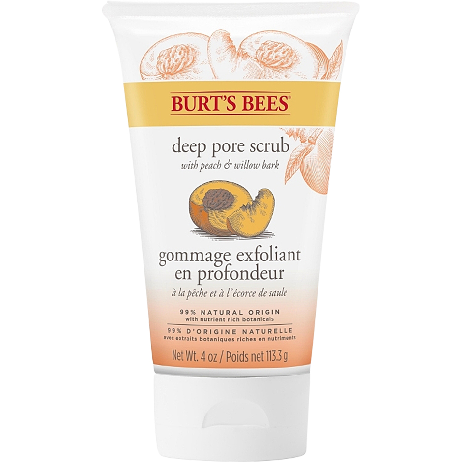 Bilde av Burt's Bees Deep Pore Scrub Peach & Willow Bark - 110 G