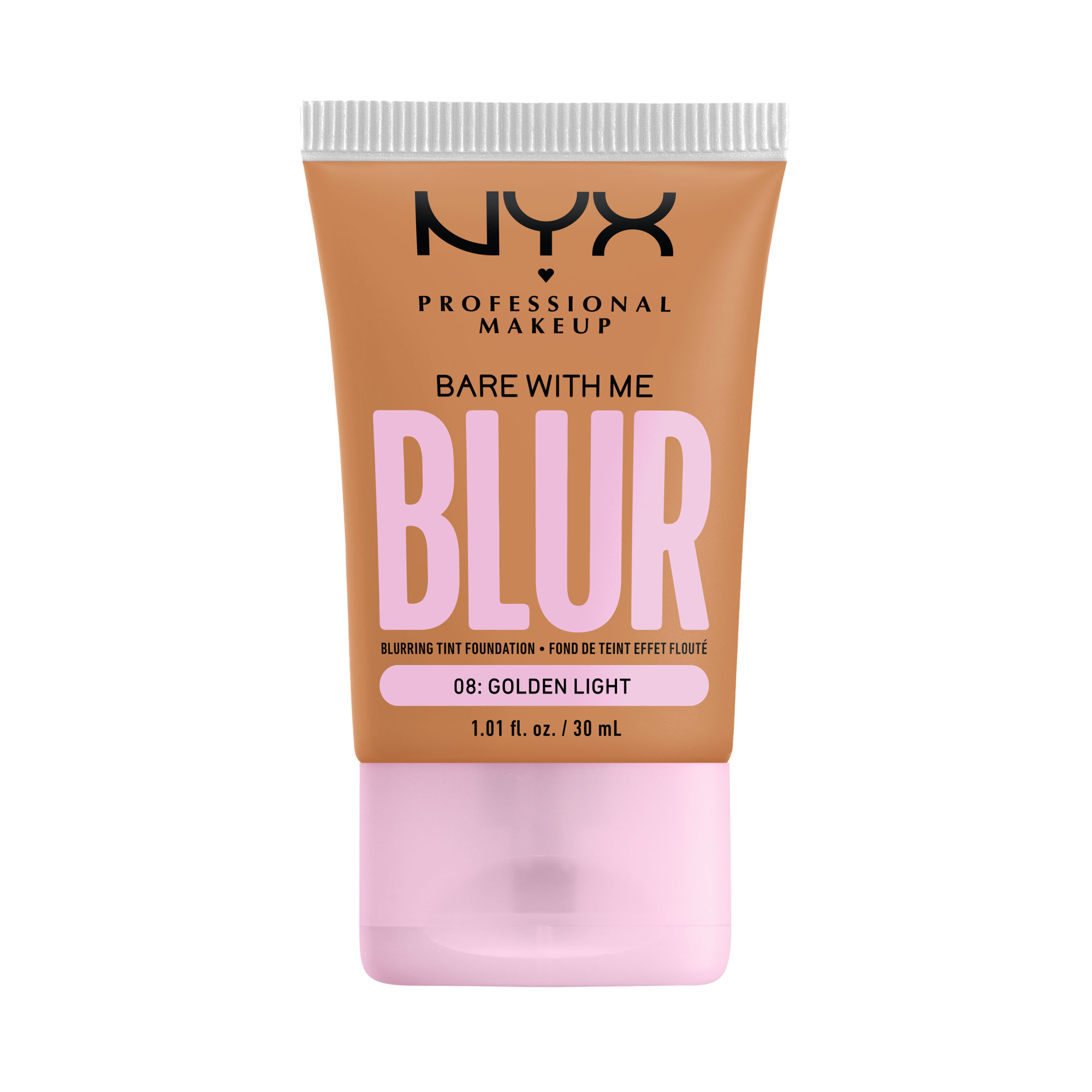 Bilde av Nyx Professional Makeup Bare With Me Blur Tint Foundation Golden Light - Light Medium With A Neutral Undertone 08 - 30 Ml