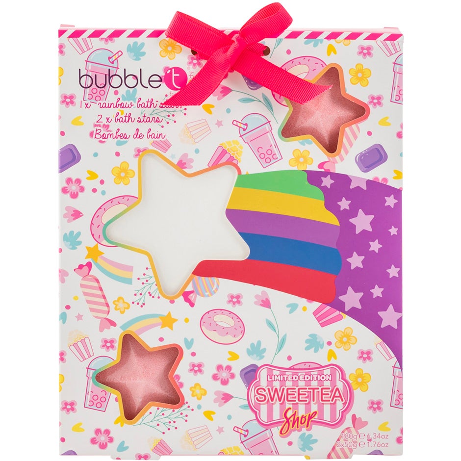 BubbleT Sweetea Star Bath Fizzer Set Set - 280 g
